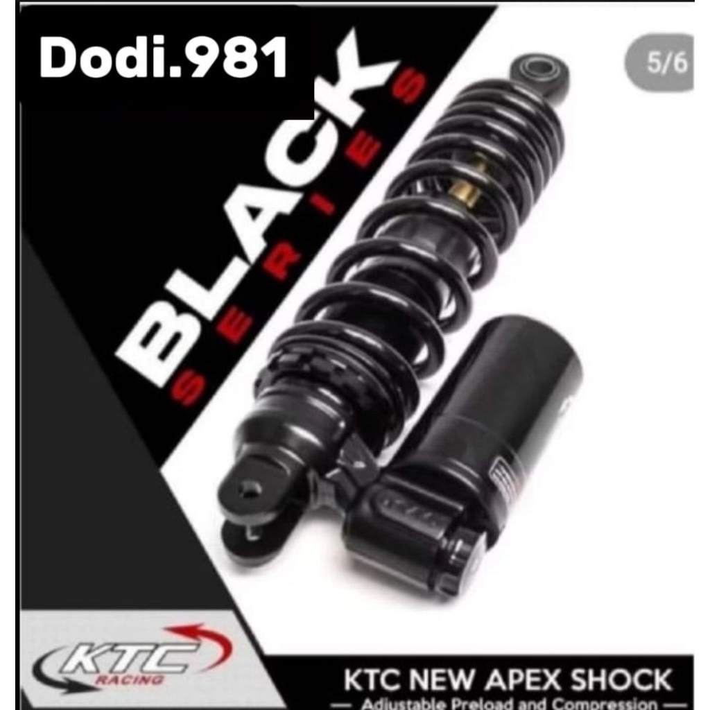 Shockbreaker shock KTC APEX 325mm Tabung Bawah Click Original KTC