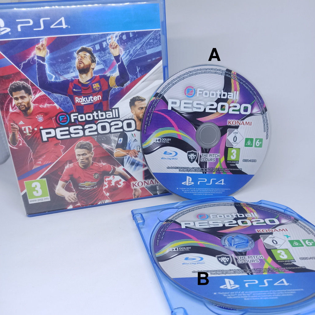 2 pcs BD PS4 PS5 EFootball PES 2020 Cocok untuk Rental
