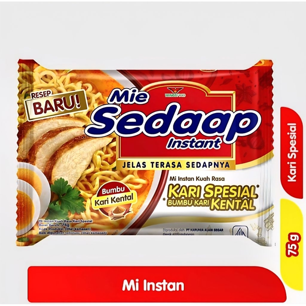 

SEDAAP MI INSTAN KARI SPECIAL 75gr