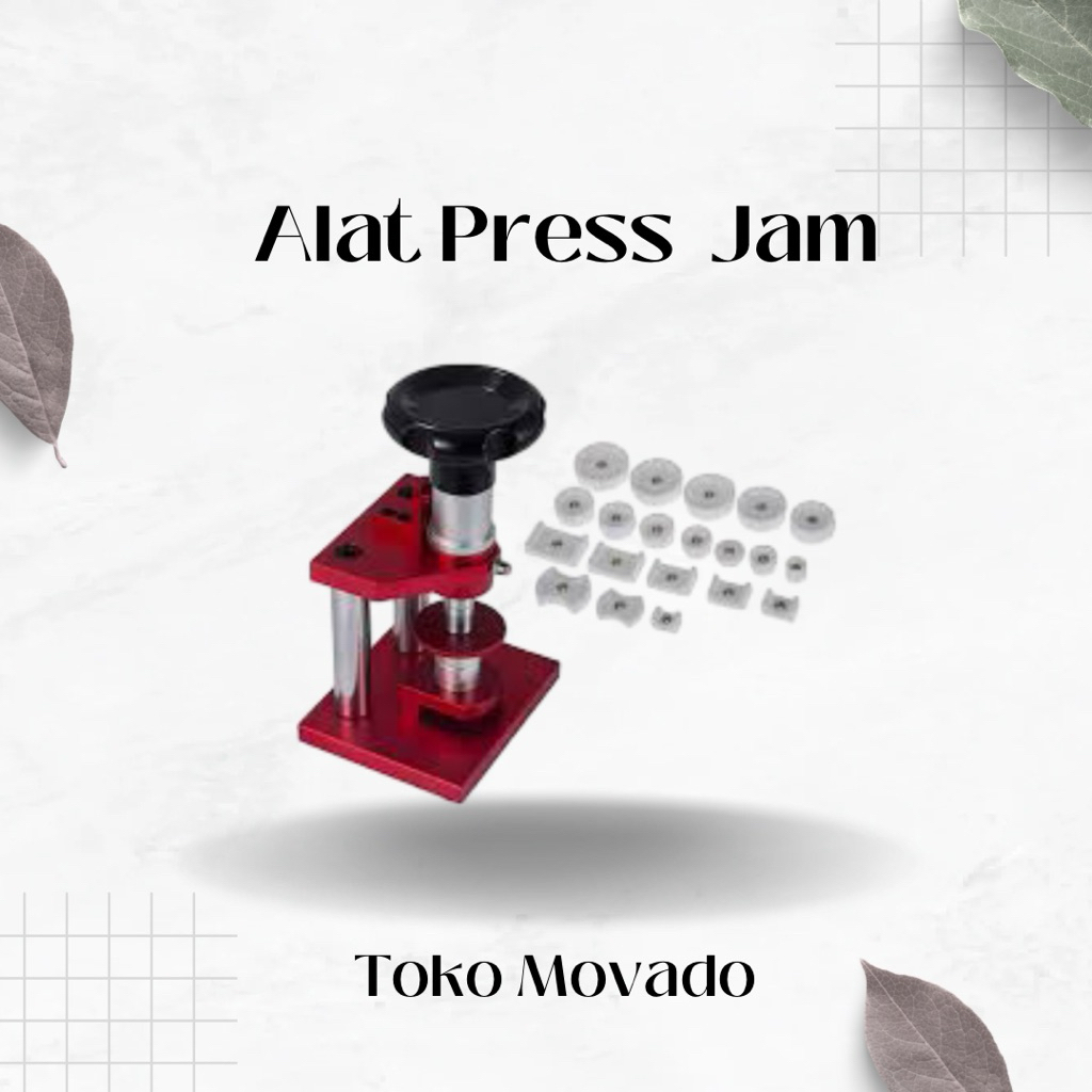 Alat Press Jam / Alat Press Jam Tangan Merah Hitam