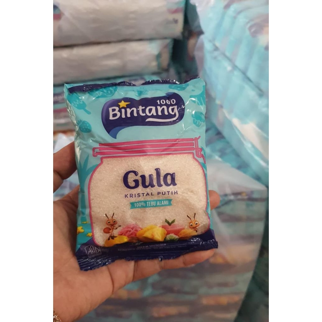 

GULA PASIR 1000 BINTANG 220gr 100% DARI TEBU ALAMI