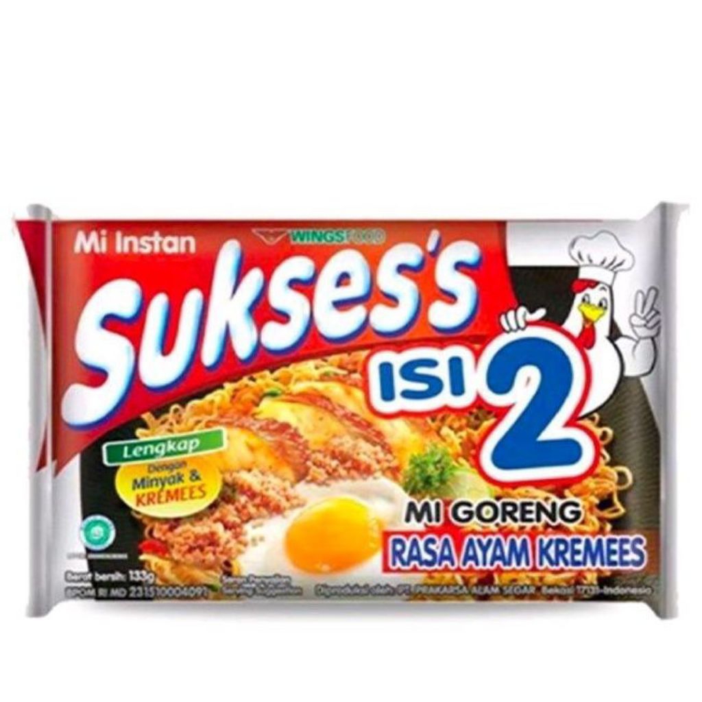 

Mie Sukses 2 Goreng Ayam Kremes Spesial
