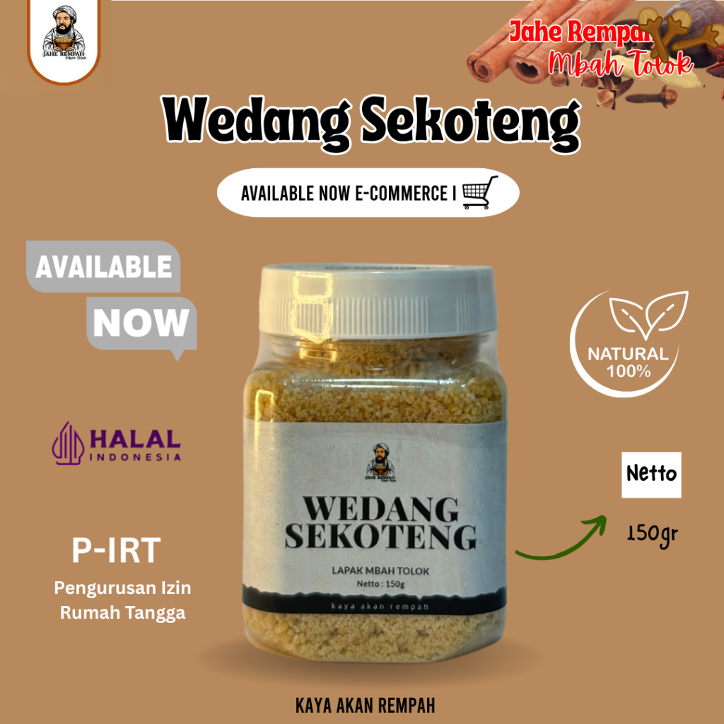 

WEDANG SEKOTENG INSTAN UNTUK MENGATASI MUAL DAN MEREDAKAN SAKIT KEPALA