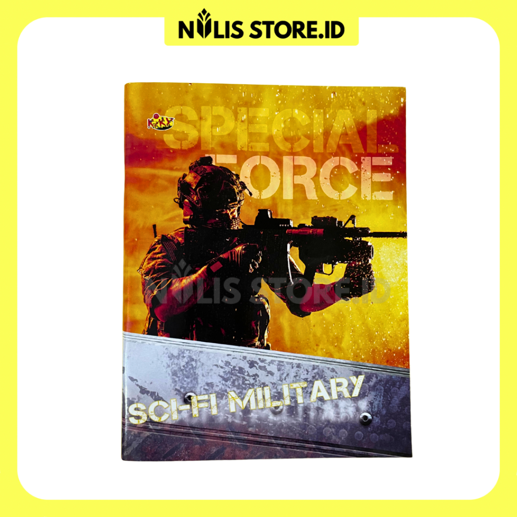 

NULIS | Buku Tulis KIKY 58 lembar dengan gambar lucu/ukuran standar buku anak