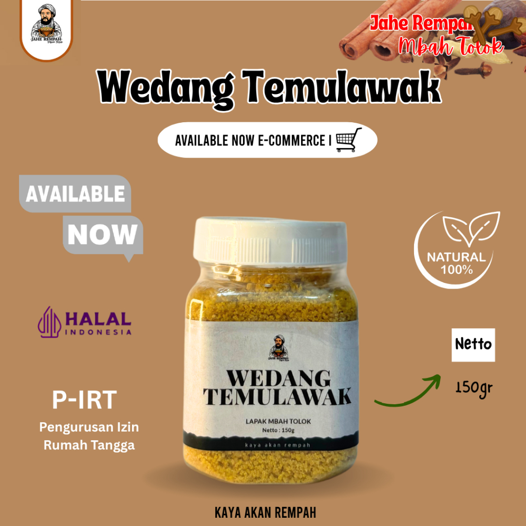 

WEDANG TEMULAWAK INSTAN UNTUK MENINGKATKAN NAFSU MAKAN