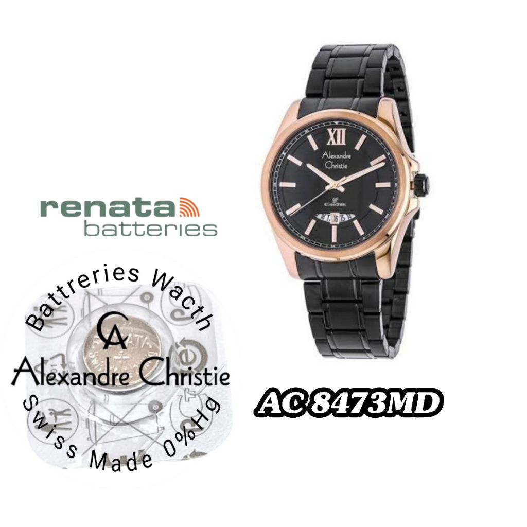 8473MD battrai jam tangan Alexandre Christie battrai jam tangan battrai jam tangan pengganti