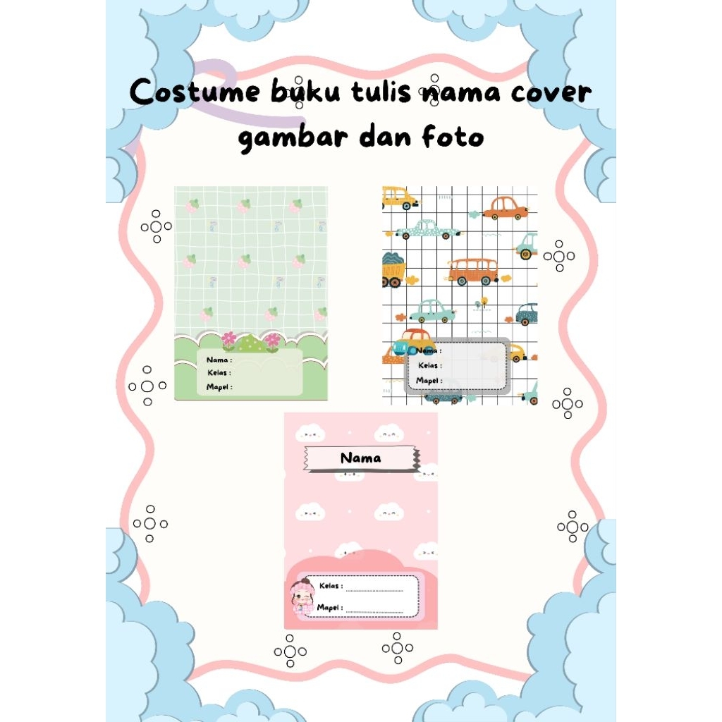 

Buku Tulis Custom – Desain Bebas, Cetak Sesuai Keinginan