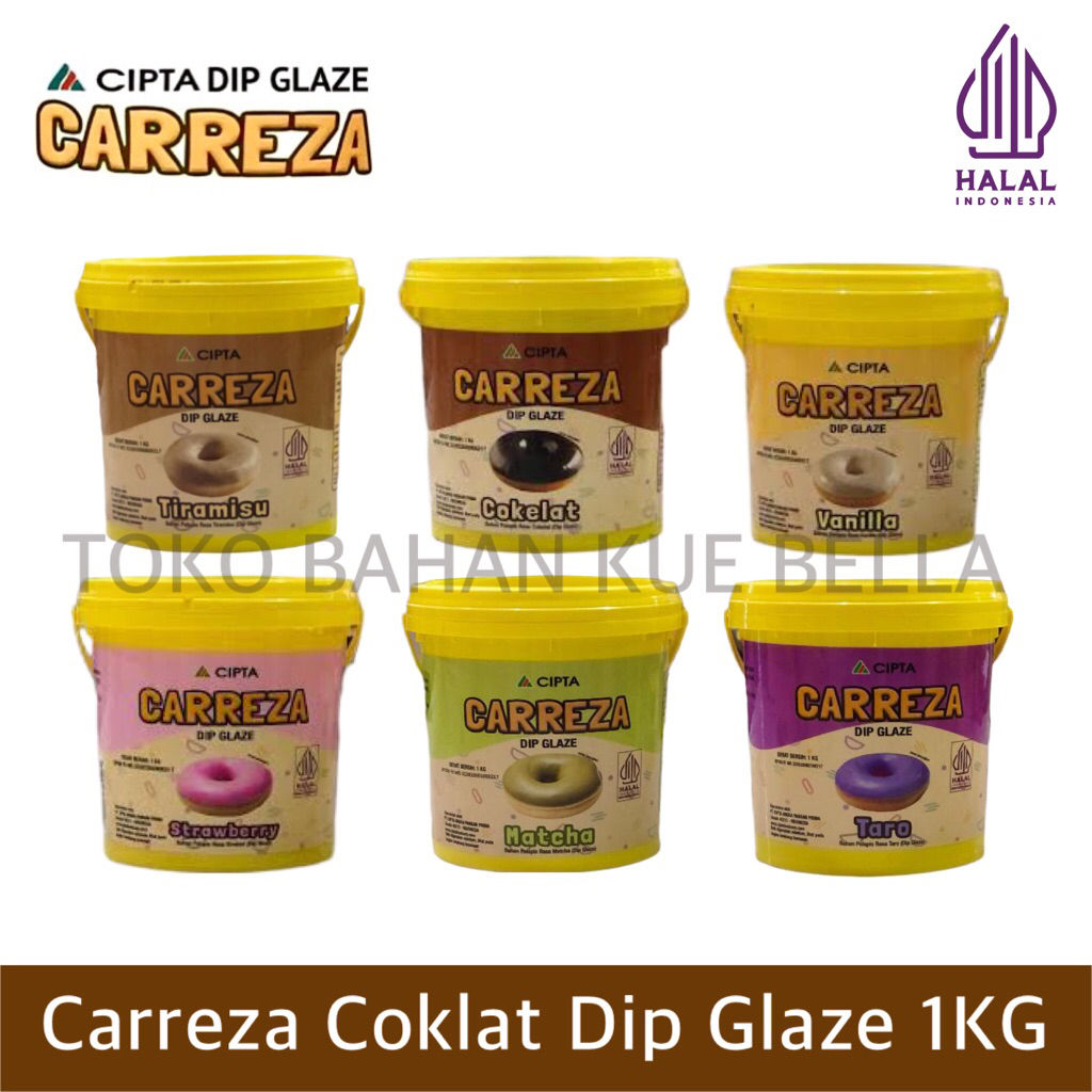 

CARREZA DIP GLAZE 1KG - Topping Donat Coklat Lumer