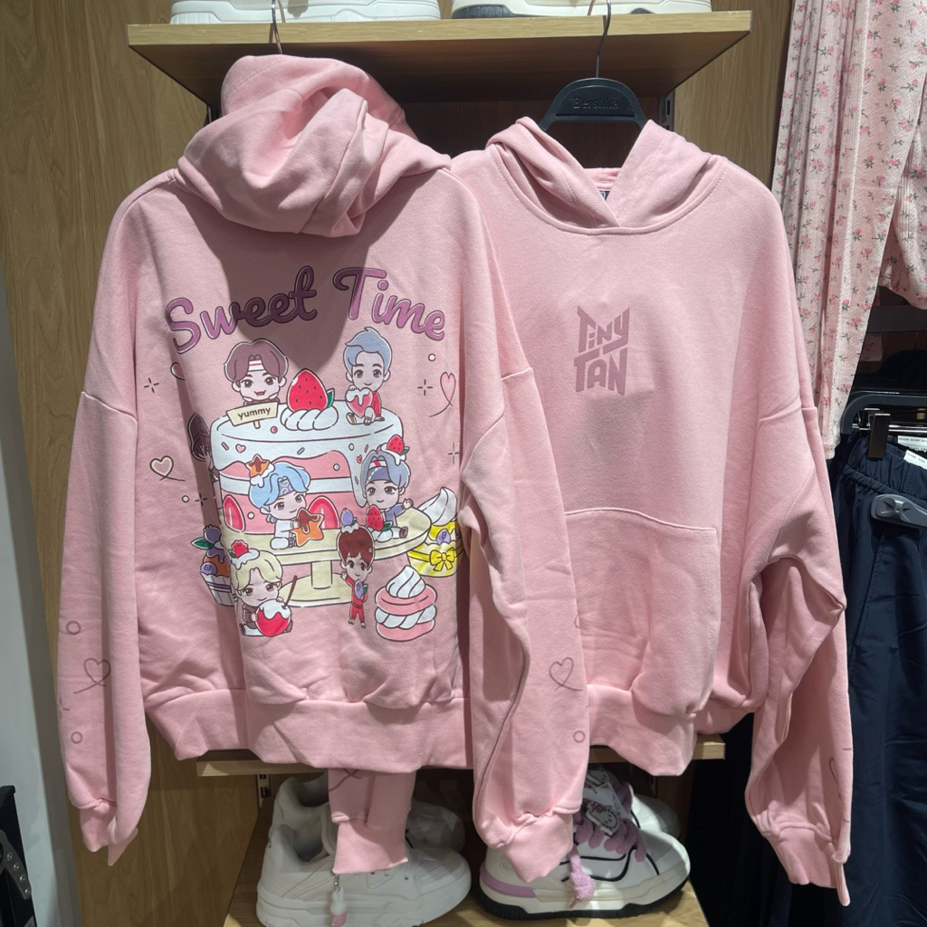 Hoodie Tiny Tan BERSHKA Women Jastip (jasa titip)