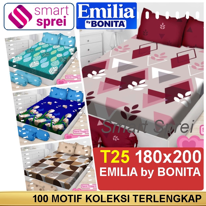 SPREI BONITA 180x200 EMILIA/ SPREI BONITA KING TINGGI 25/ SPRAI BONITA 180x200/ SPREI EMILIA 180x200