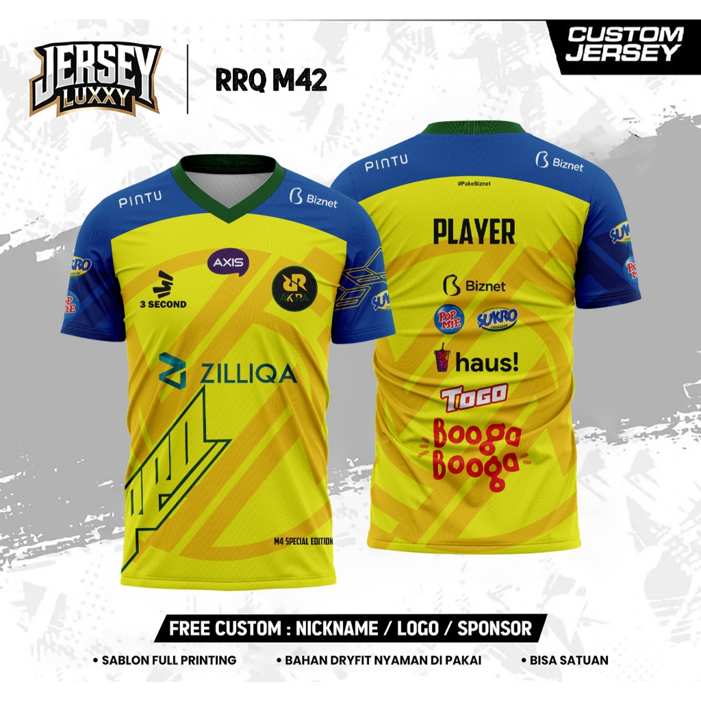 JERSEY BAJU KAOS GAMING RRQ / Jersey RRQ