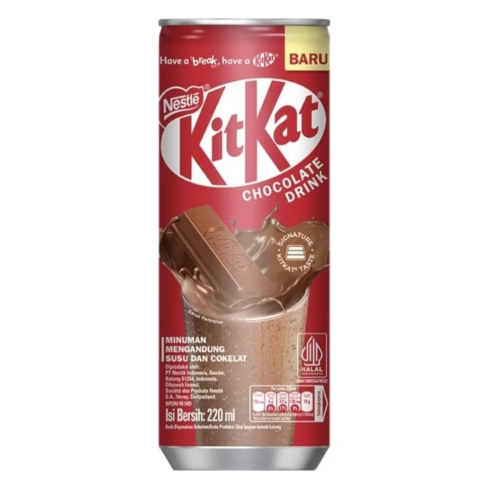

KitKat Minuman Cokelat Kaleng 220 ml