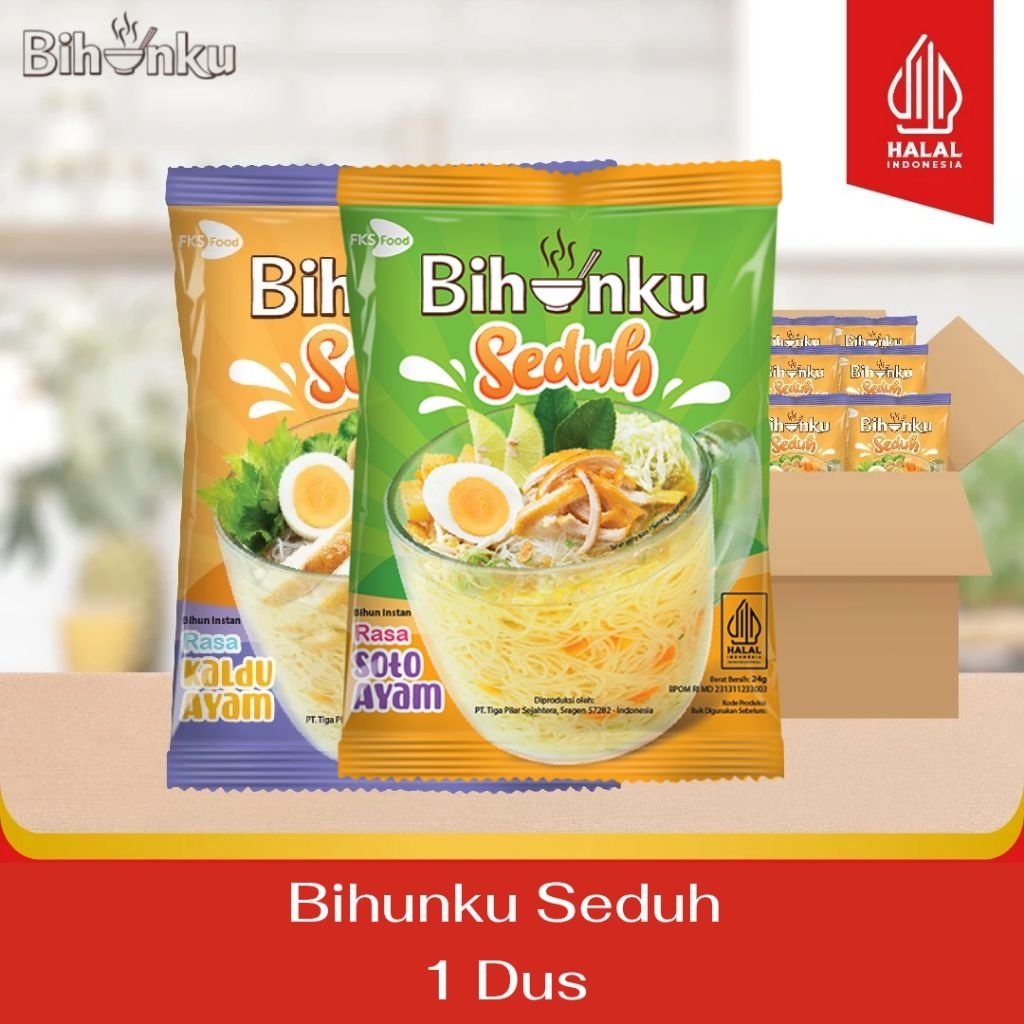 

Bihunku Seduh - Bihun Instan - 1 Dus - 120 Pcs