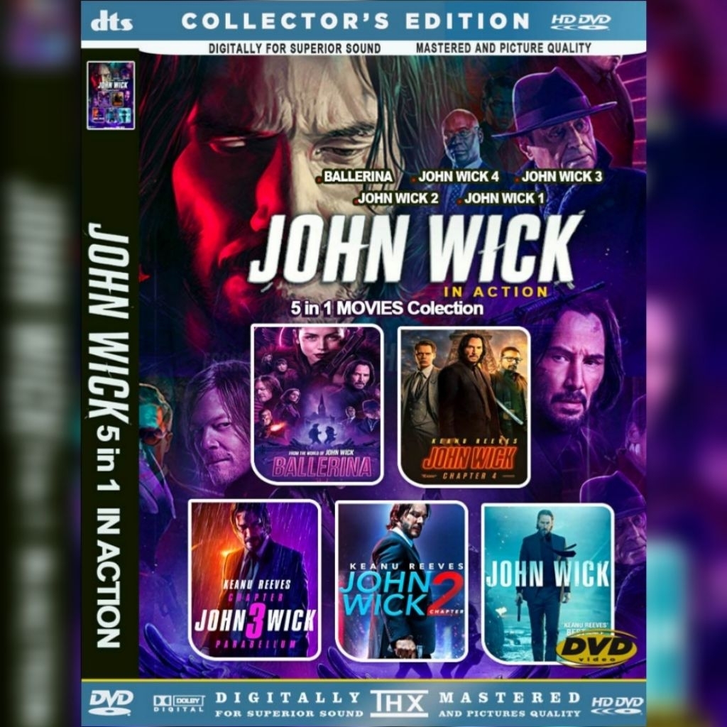kaset film 6IN1 JOHN WICK (2025) - Terbaru