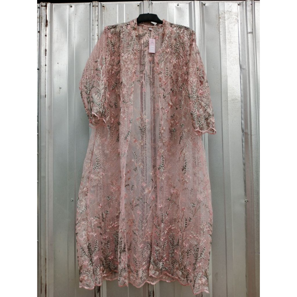 Cardigan Brukat Mewah dan Cantik