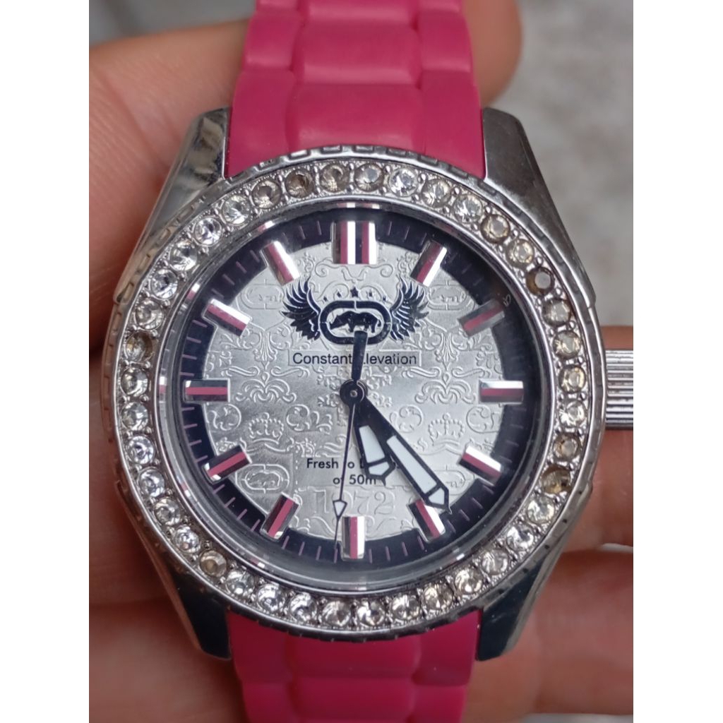 jam tangan cantik marc ecko original second bekas preloved