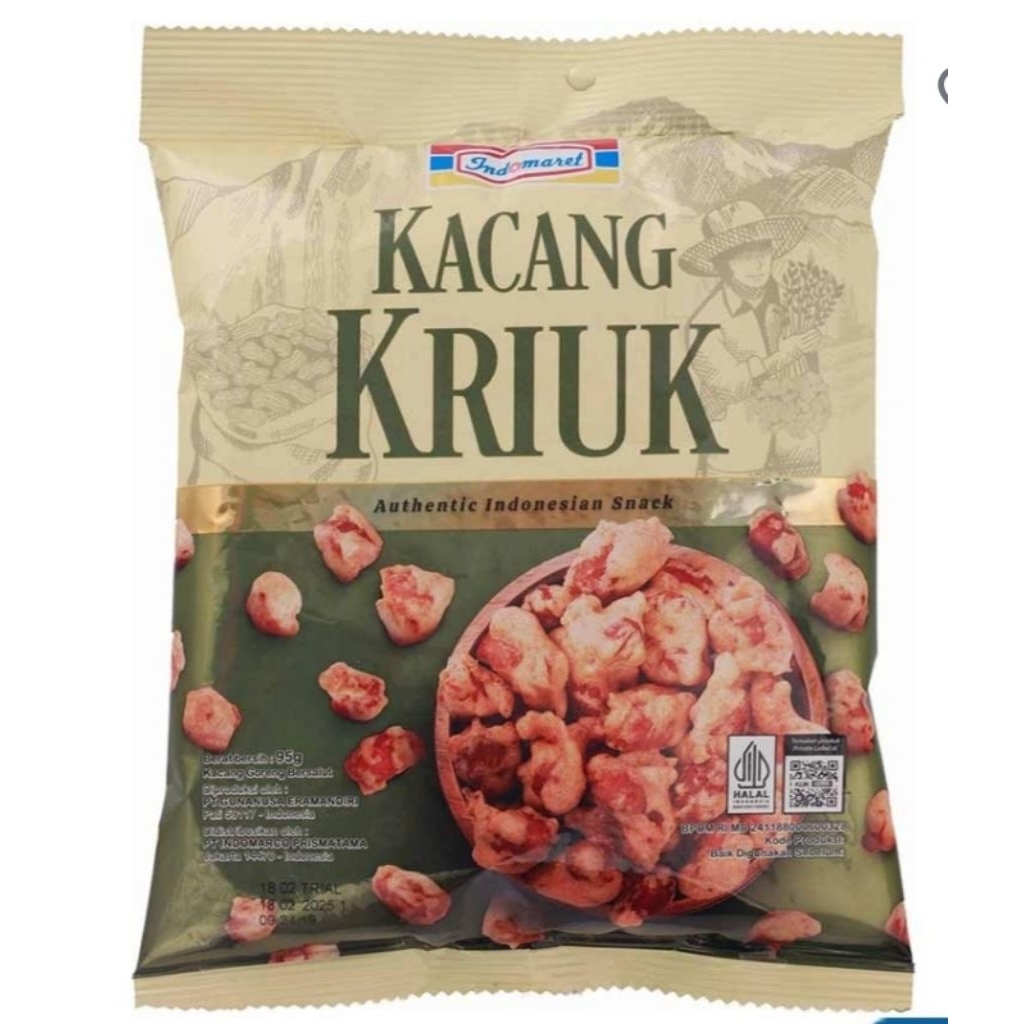 

INDOMARET KACANG KRIUK KACANG GORENG DISCO BERSALUT TEPUNG 95 GR 95G