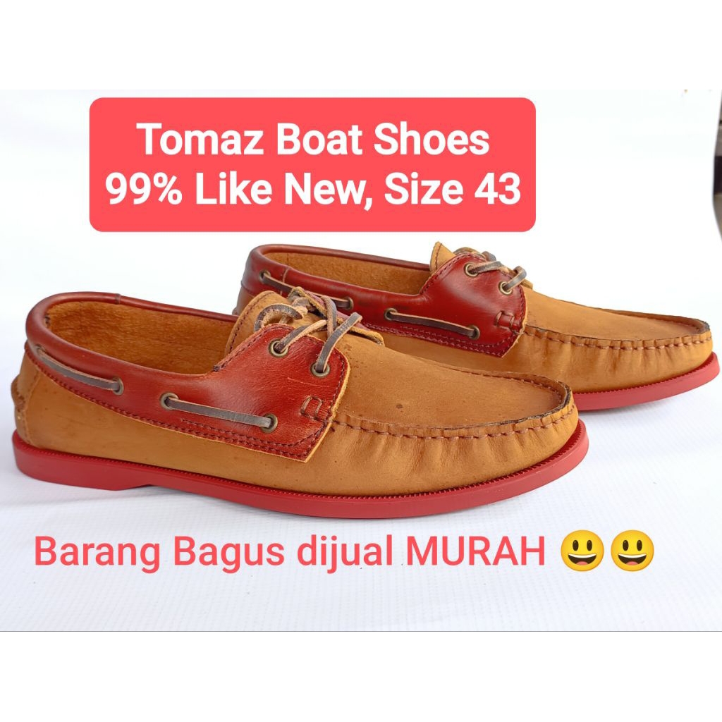 Boat Nubuck Shoes Tomaz size 43, Second Original Brand