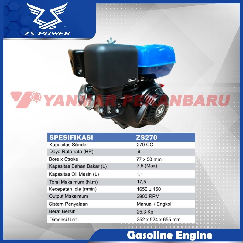 Mesin Pengerak Engine Zs-Power ZS-270