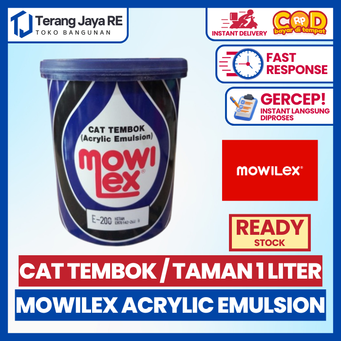 Cat Tembok Taman Mowilex Acrylic Emulsion 1l