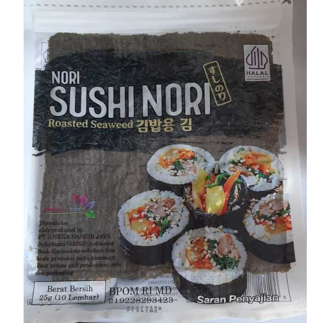 

Sushi Nori Java Super Food Halal isi 10 lembar
