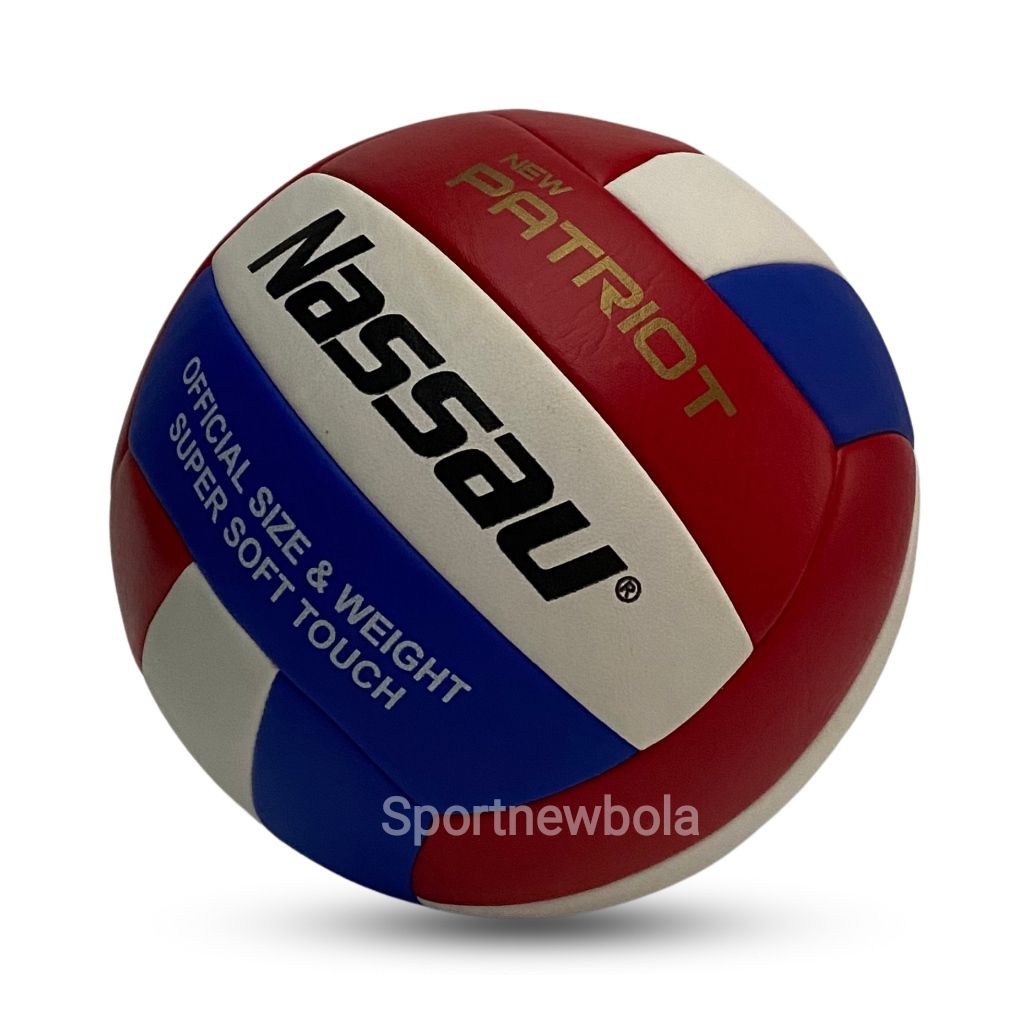 Bola Voli NASSAU PATRIOT Size 5 Asli Jahit . Bola Volley Volly  Voly
