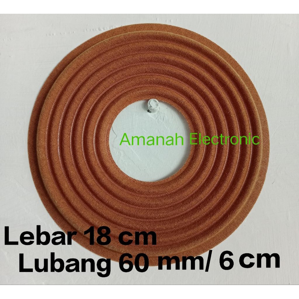 damper bamper speaker 18 cm Lubang 60mm