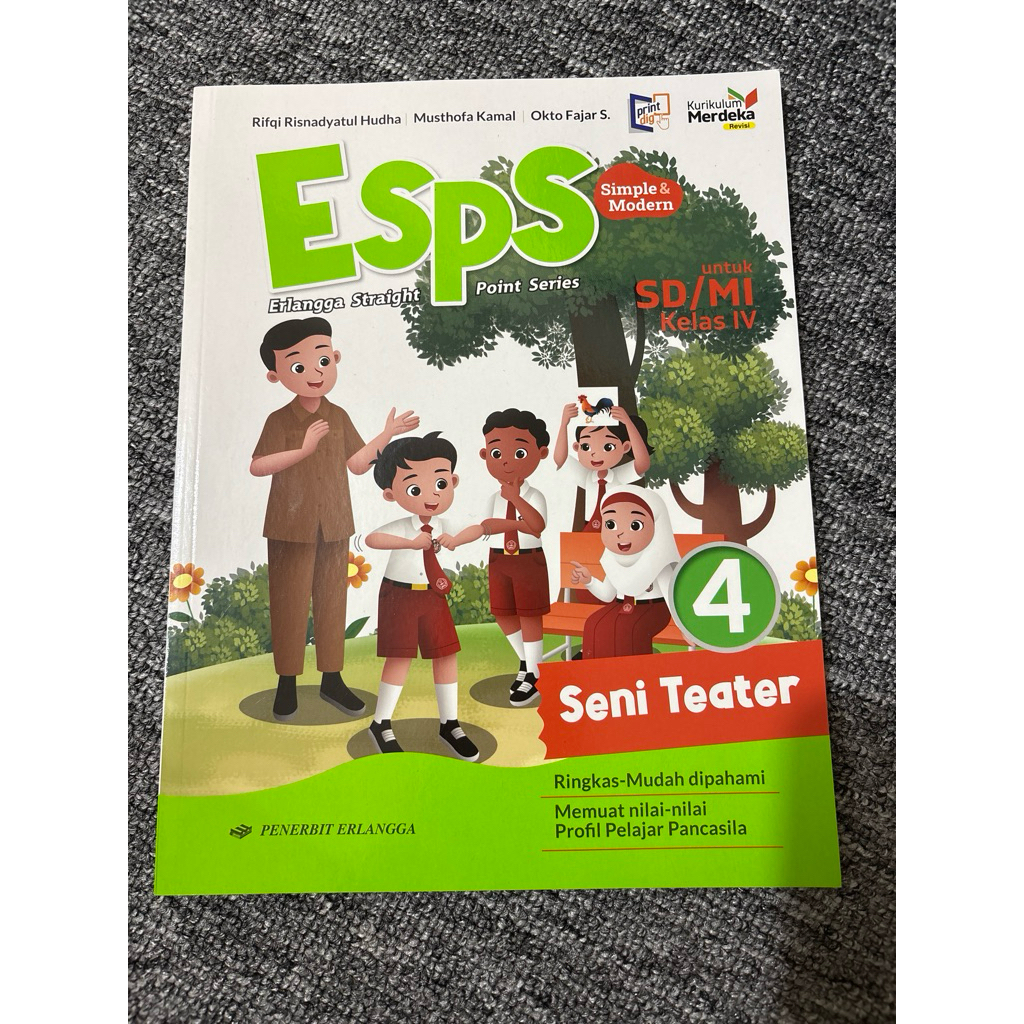 ESPS SENI TEATER KELAS 4 ERLANGGA KURIKULUM MERDEKA