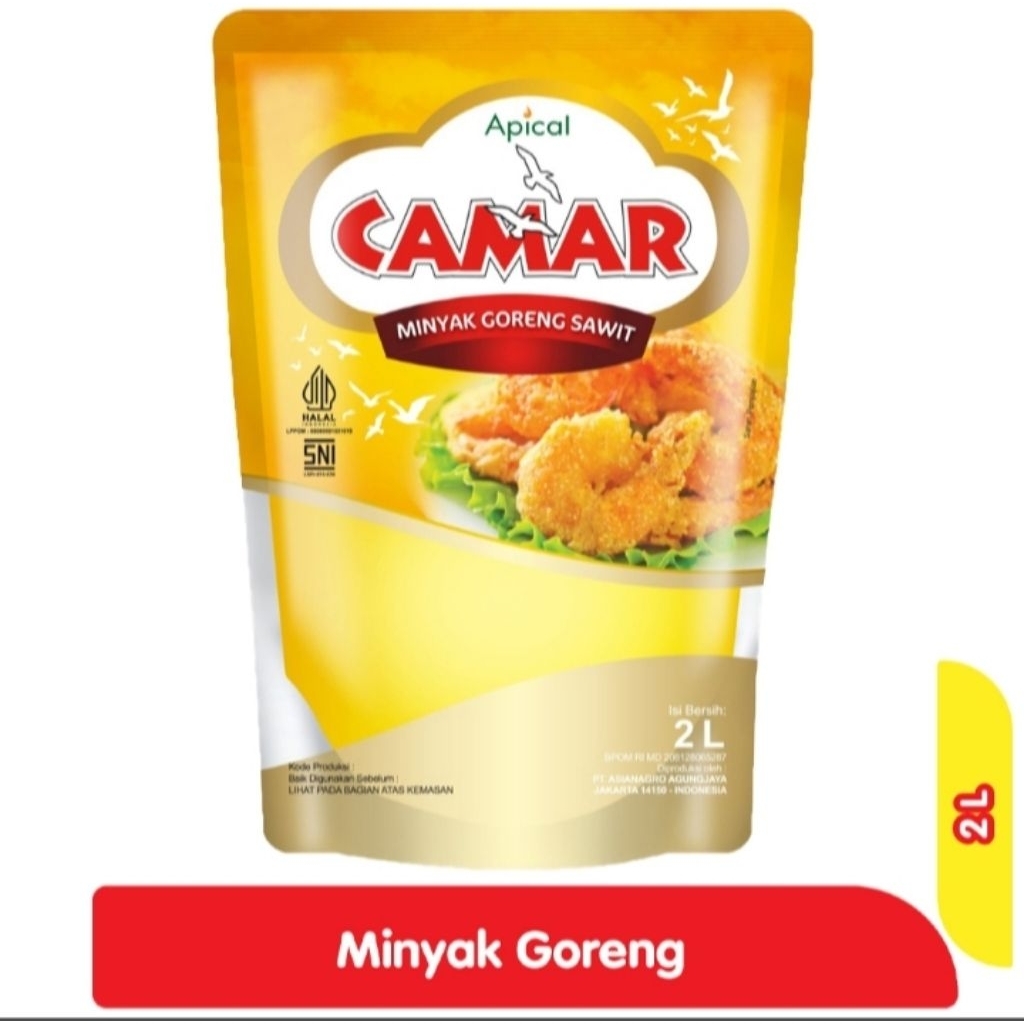 

Camar minyak goreng pouch 2L