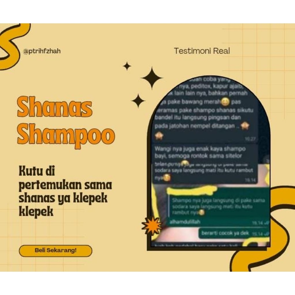 SAMPO SHANAS NASA/MENGATASI PERMASALAHAN RAMBUT/MENGURANGI RAMBUT RONTOK/MENGHILANGKAN KUTU