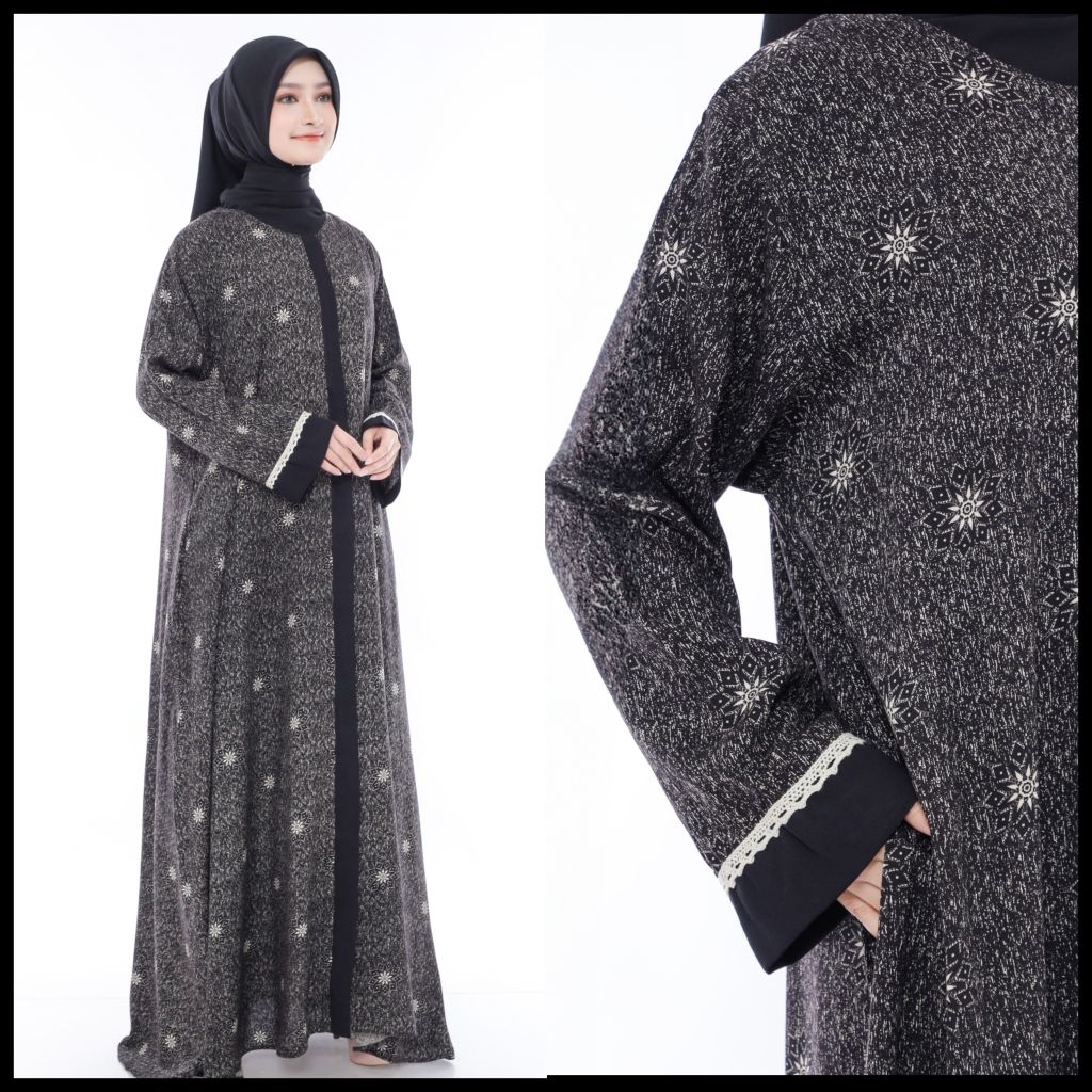 Abaya Daily Khadijah/Abaya rayon/abaya turkey/abaya saudi/abaya dubai/abaya import/abaya umroh/daste