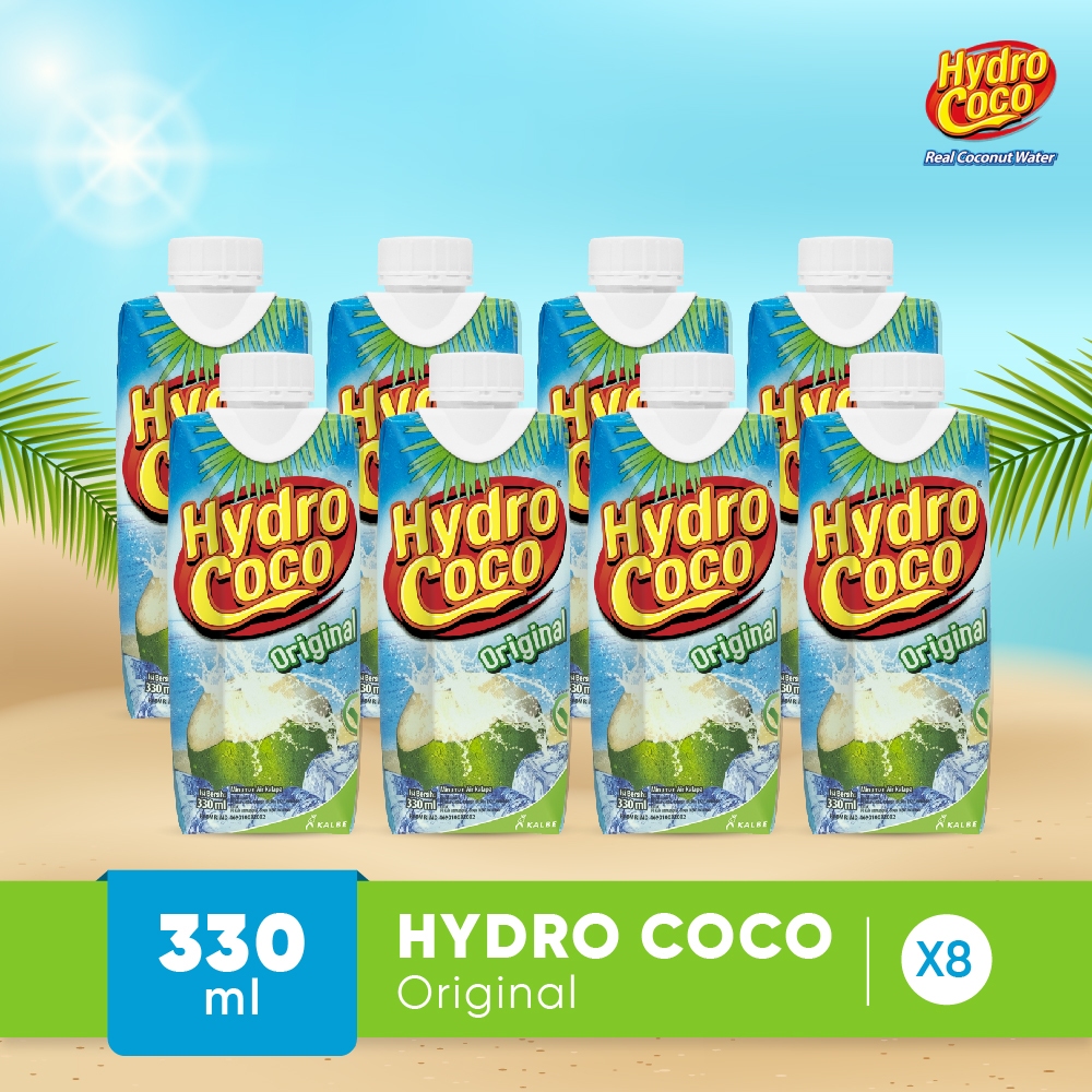 

Hydro Coco Kemasan 330ml - Isi 8 Pcs