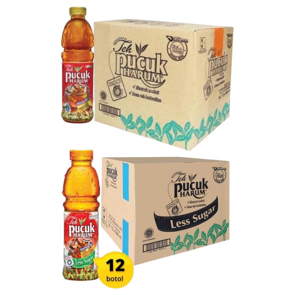 

TEH PUCUK HARUM JASMINE ORIGINAL / LESS SUGAR 500ML DUS - 12 BOTOL