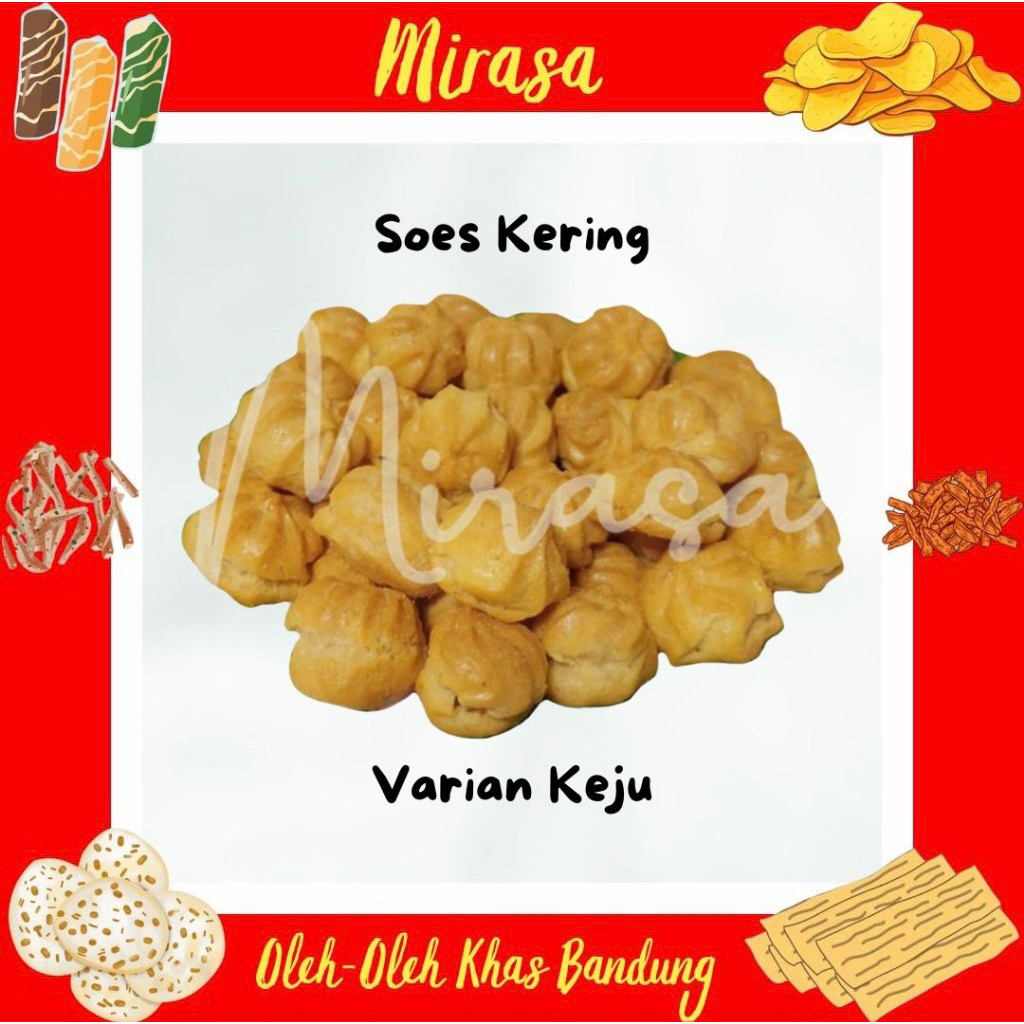 

Soes Kering Keju| Kemasan Berat 250g, 500g, & 1KG.