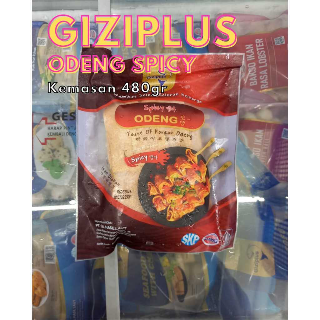 

Frozenfood GIZIPLUS Odeng Original/Spicy 480gr