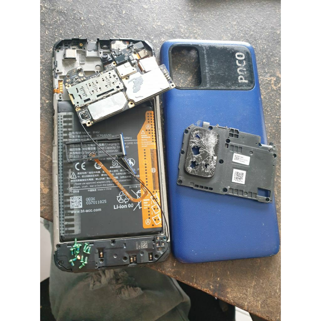 POCO M3 RAM 6)128 MATI TOTAL ( BACA DISKRIPSI)