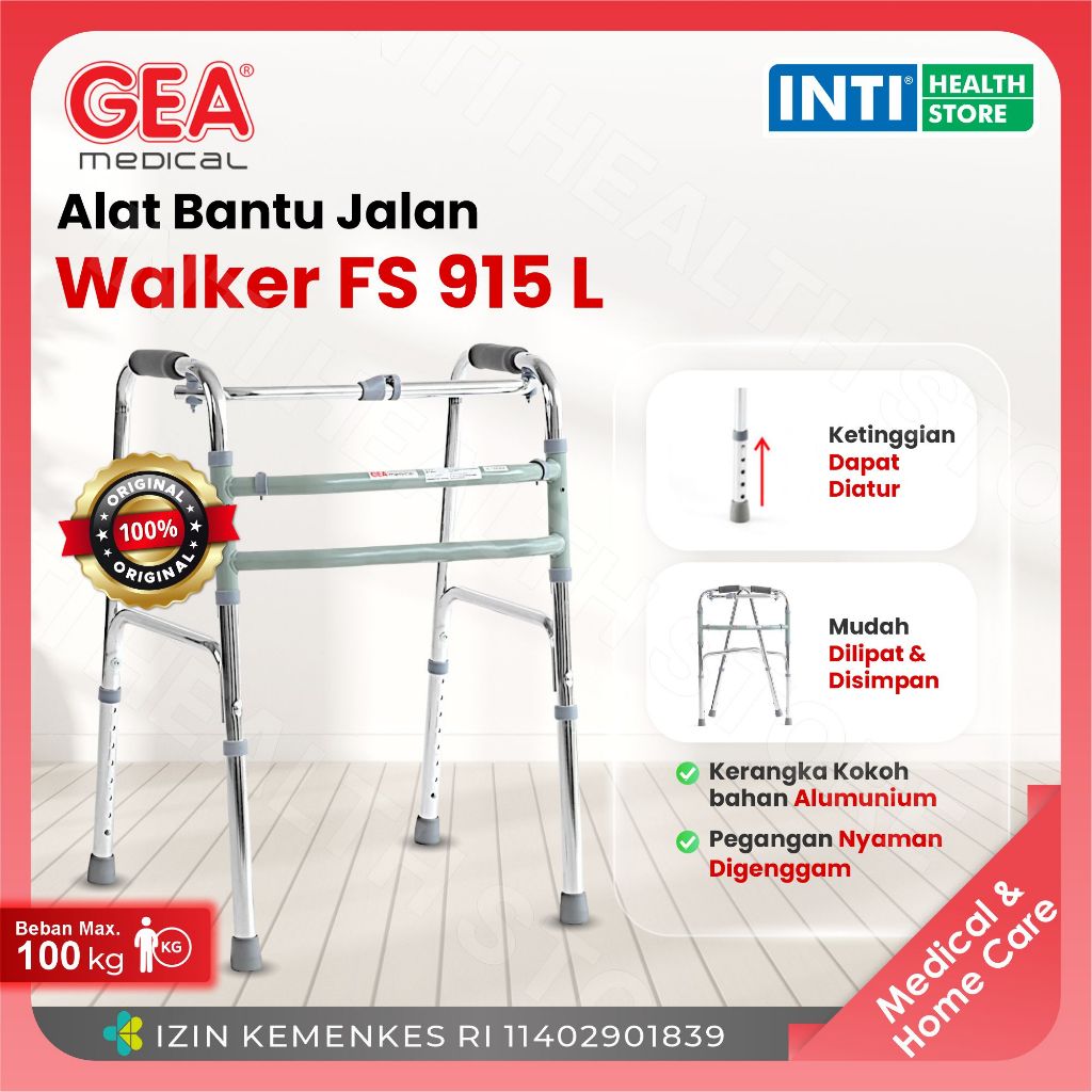 GEA | Walker FS 915 L | Tongkat Bantu Jalan