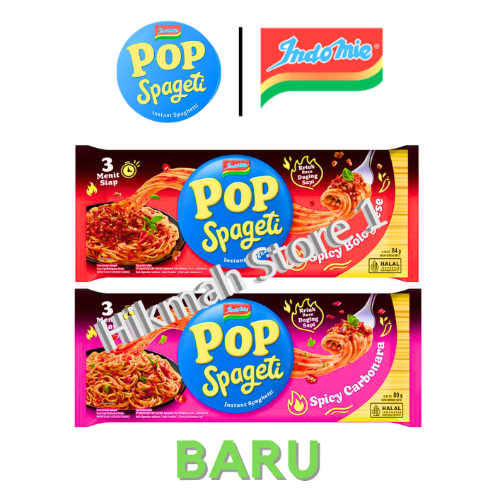 

INDOMIE POP SPAGETI BOLOGNESE/CARBONARA