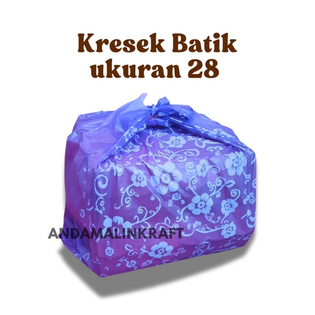 Kresek batik 28 / Kresek berkat dos R10K (20x20)/ Kresek Dos R8 (18x18) isi 40 lembar