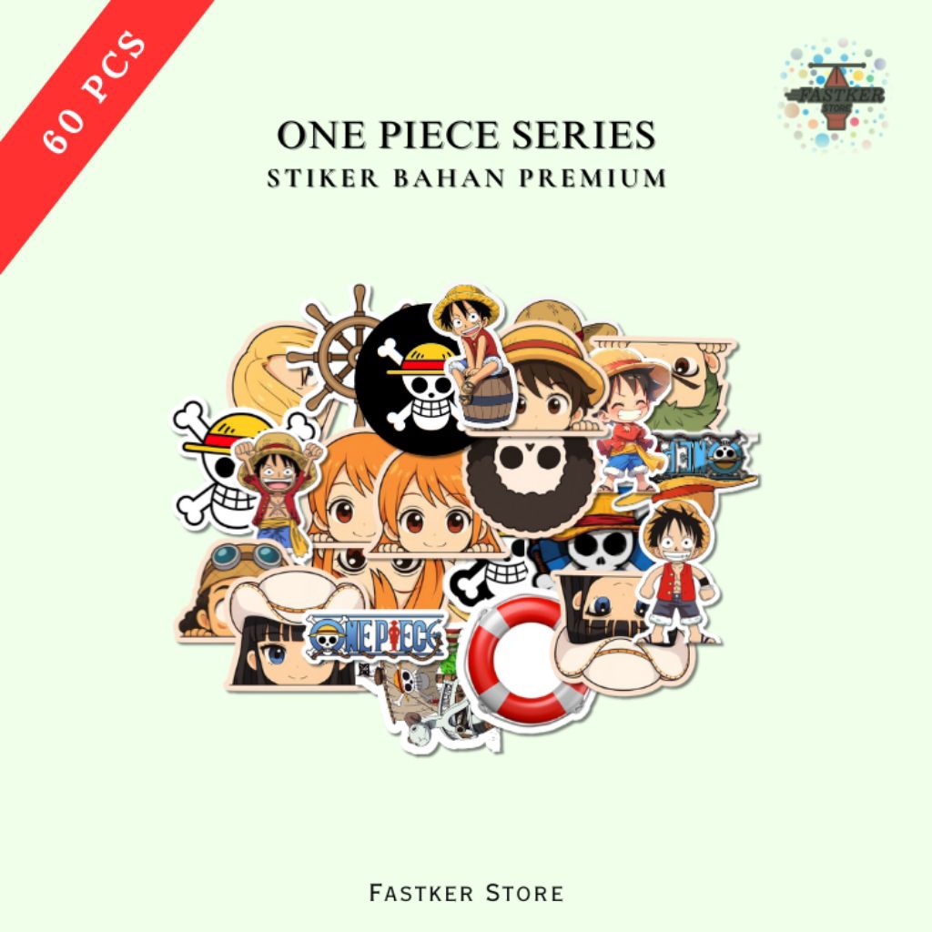 

Stiker One Piece Series | Desain keren kece - Tahan air | Fastker 1003