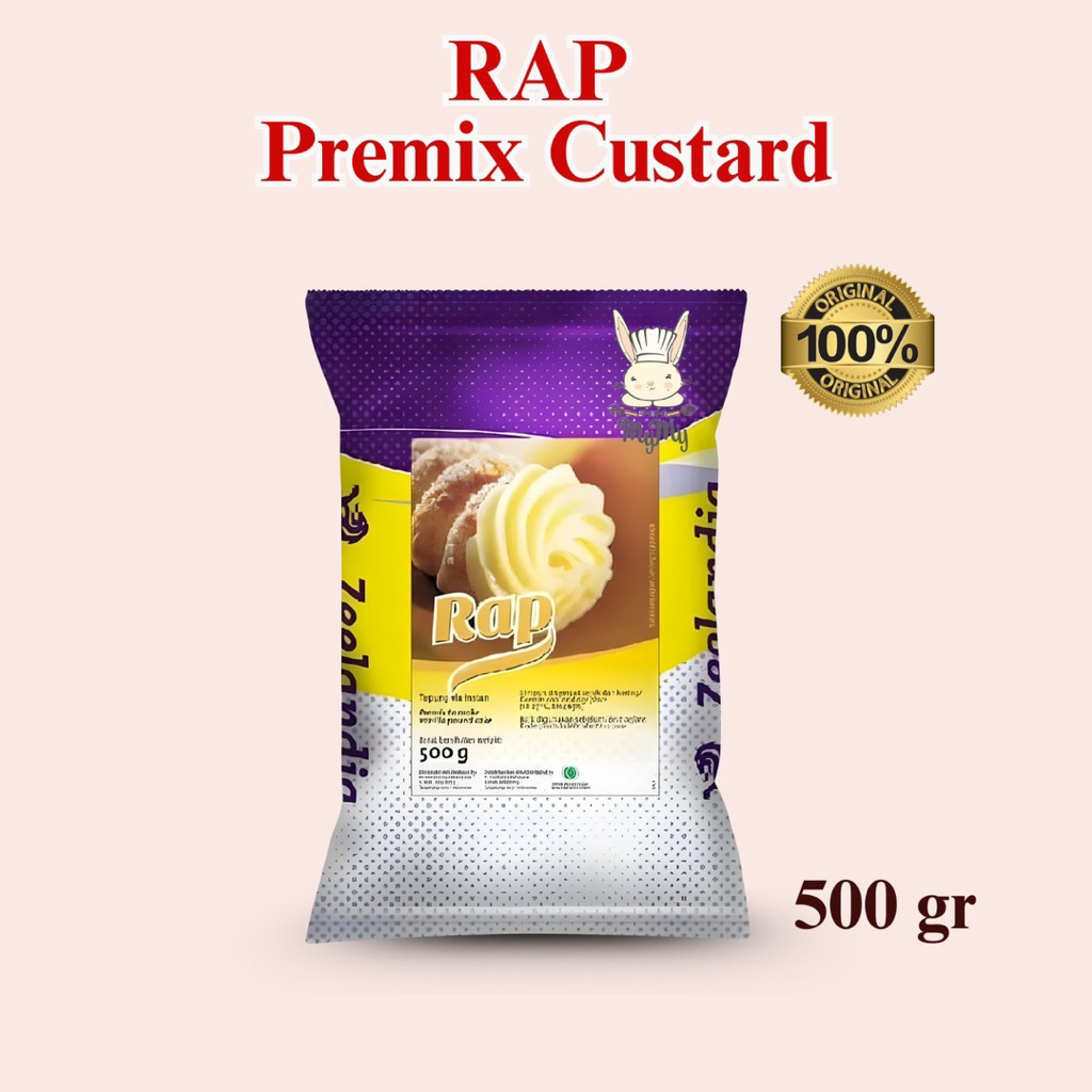 

Custard Premix Vanilla RAP Zeelandia 500gr