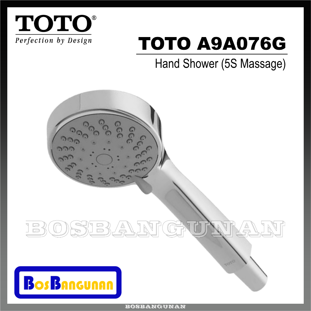 Hand Shower TOTO A9A076G / Kepala Shower TOTO A9A076G ORIGINAL TOTO / TOTO A9A076G Rei Hand Shower (