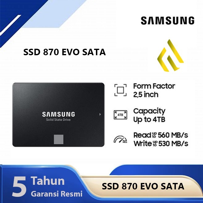 SSD Samsung 870 EVO 4TB - SSD Internal SATA