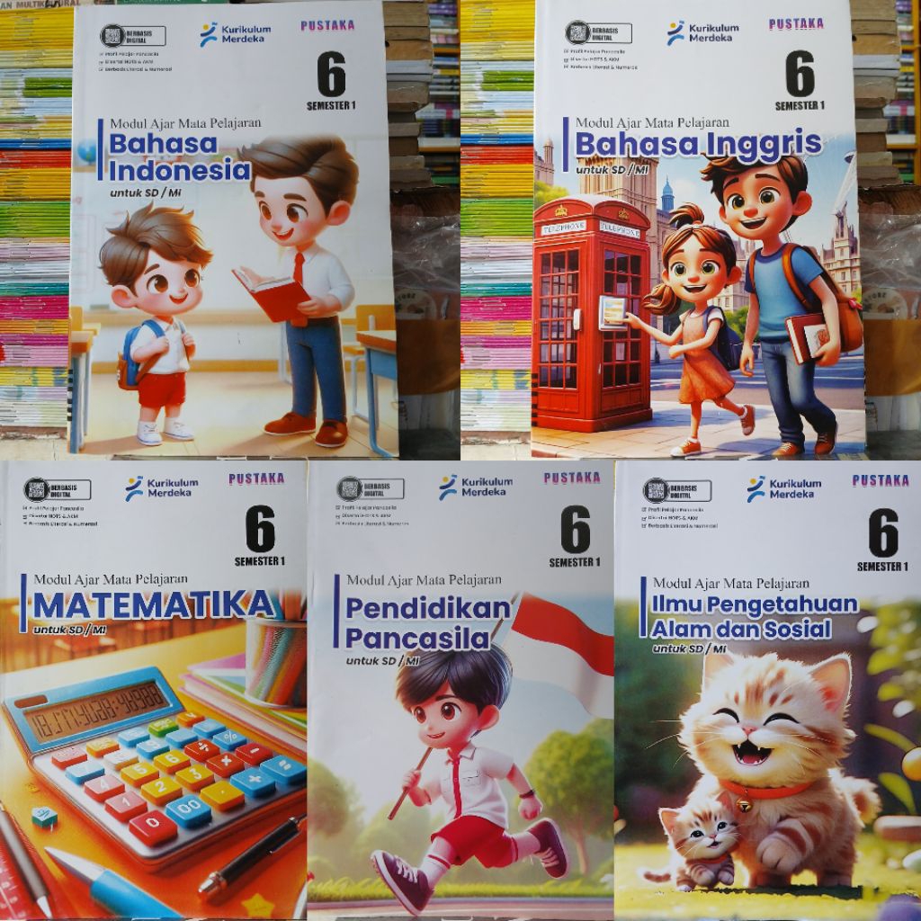 LKS PUSTAKA KELAS SD/MI 6 SEMESTER 1 KURIKULUM MERDEKA