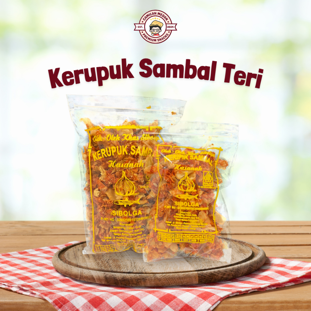 

Keripik Sambal Ikan Teri Sibolga 100 gr | Camilan Medan