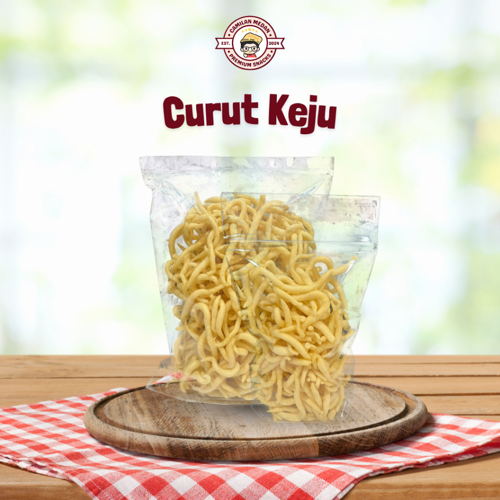 

CURUT KEJU PREMIUM 100GR / KUE TELUR GABUS KEJU | CAMILAN MEDAN