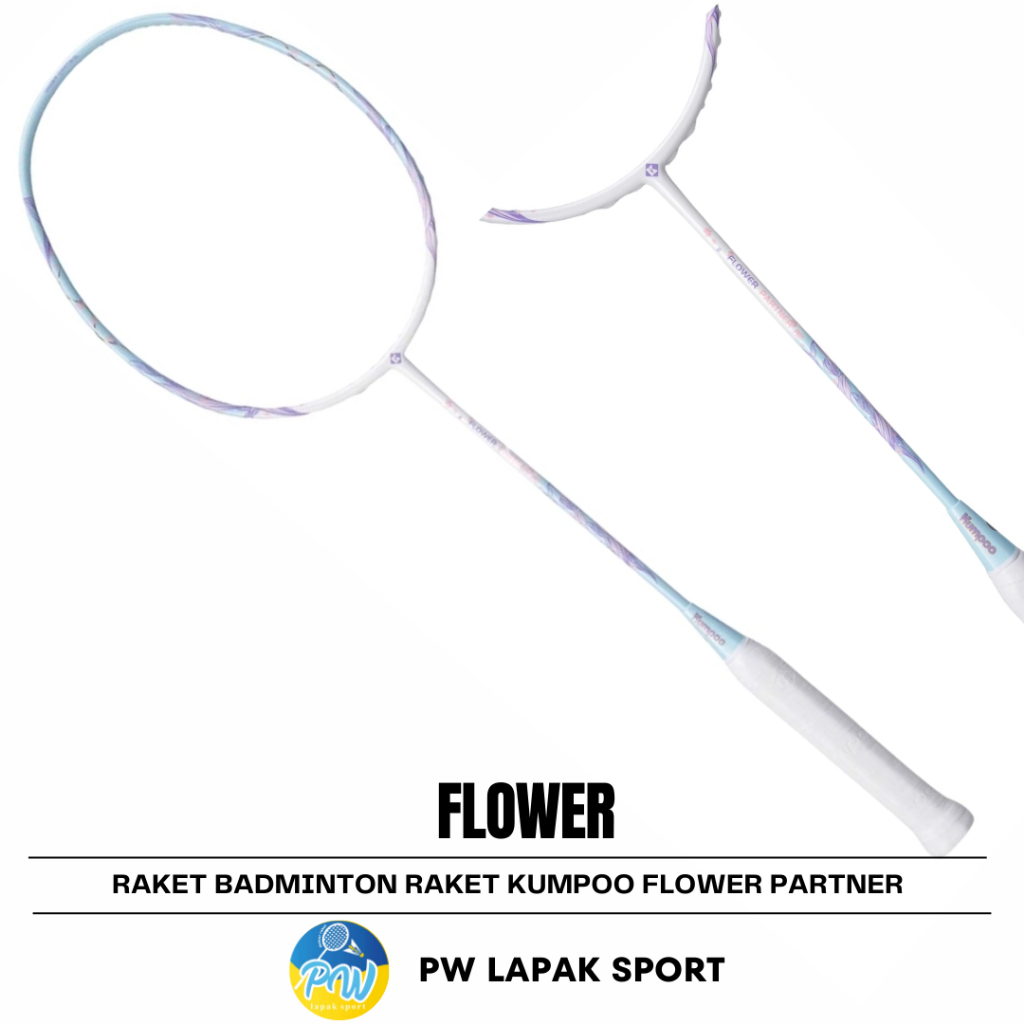 Raket BADMINTON RAKET KUMPOO FLOWER PARTNER