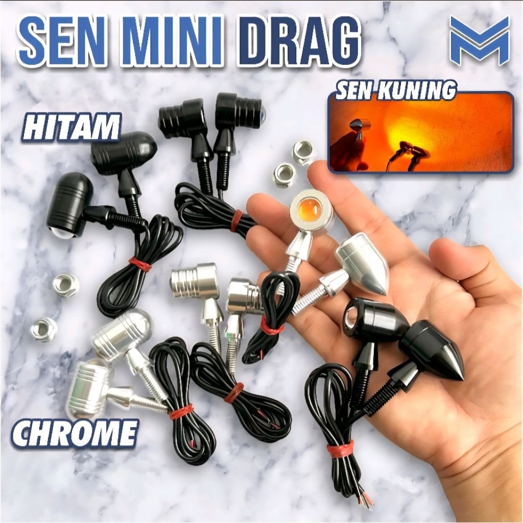 SEIN LED LAMPU MATA ELANG DRAG MINI PALU LANCIP CB