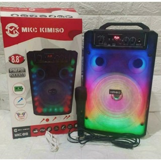 SPEAKER 8.8 INCH KIMISO MKC 818 PLUS MIC KABEL