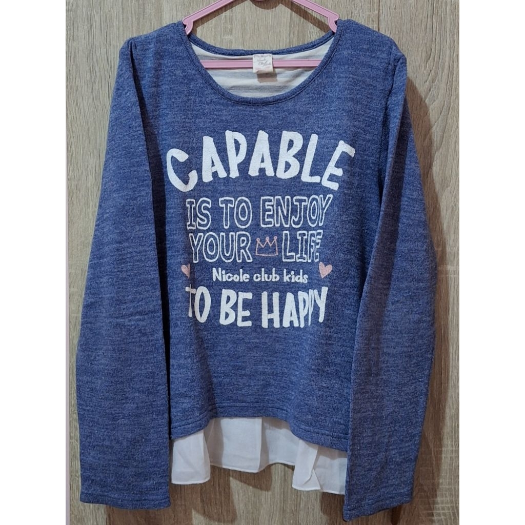 Preloved Kaos Anak Perempuan merk. Nicole Club Kids